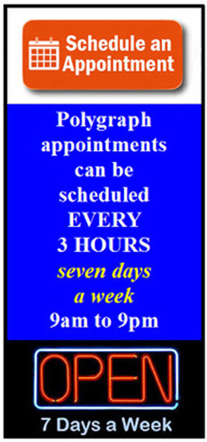 Del Norte polygraph appointment
